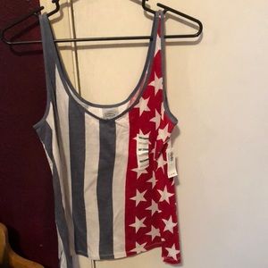 Old Navy Red, White and Blue Tank Top